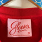 GLOSSIER Red G Pal Graphic Limited Edition Cozy Crewneck Pullover Sweatshirt Size XS