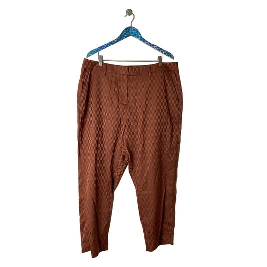 WILDFANG The Empower Check Jacquard Slim Crop Pants